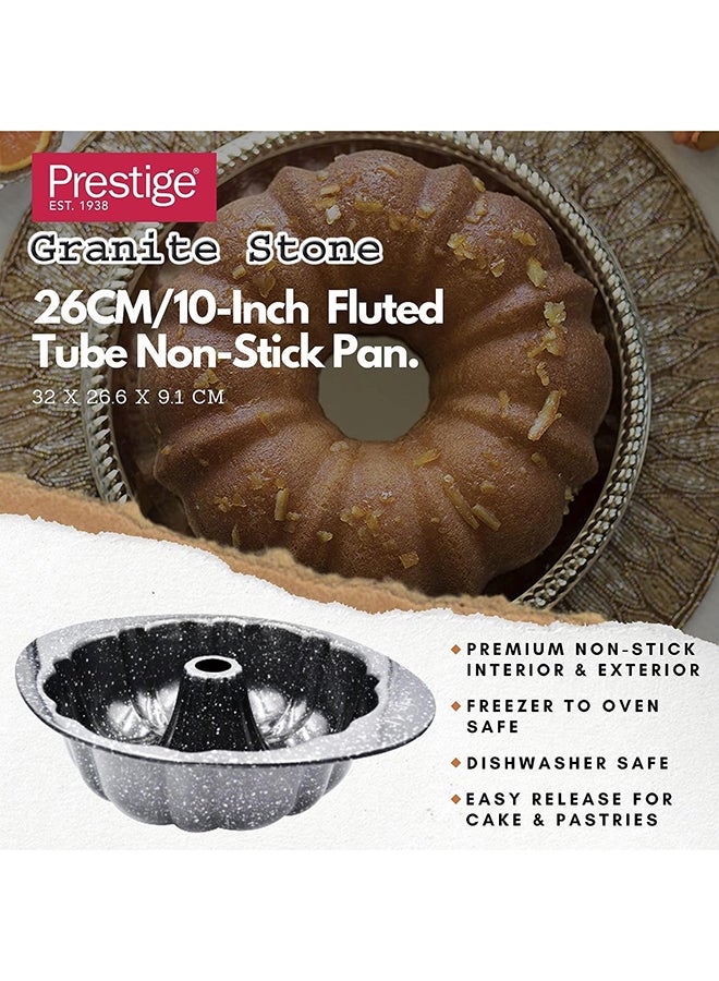 Prestige Prestige Granite Stone 26Cm/10-Inch Fluted Tube Non-Stick Pan  - Image 5