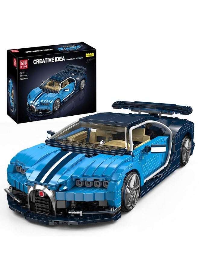 mould king Mould King 10111 Sports Car Building Kits, Scale Model Race Car for Adults, Classic Super Cars Display Model, Collectible Set for Adults to Build, Toys for Teen Boys Girls (1222 PCS)  - Image 1