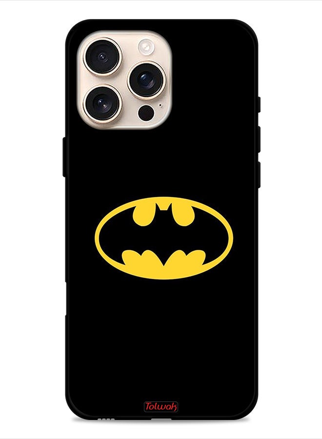 Tolwak غطاء حماية آبل آيفون 16 برو بشعار باتمان - Image 1
