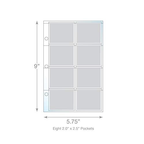 EnvyPak Movie Ticket Collector, Sheet Protector - Top Loading, Clear - Archival Safe, 3 Hole Punched - Pack of 20 Pages - Image 2