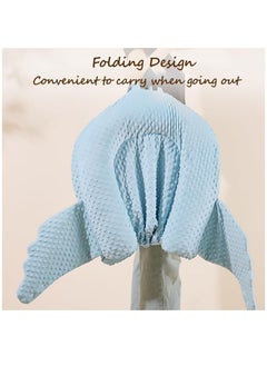 Gonice 100% Cotton Breathable Baby Lounger Nest Sleeping Bed For 0-12 Months, Blue  - Image 5