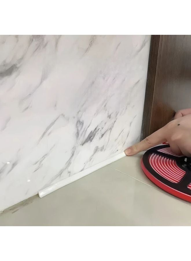 شريط لاصق ذاتي مقاوم للماء ذهبي بطول 118 بوصة للمقطورات والمواقد وزوايا الجدران - Image 3