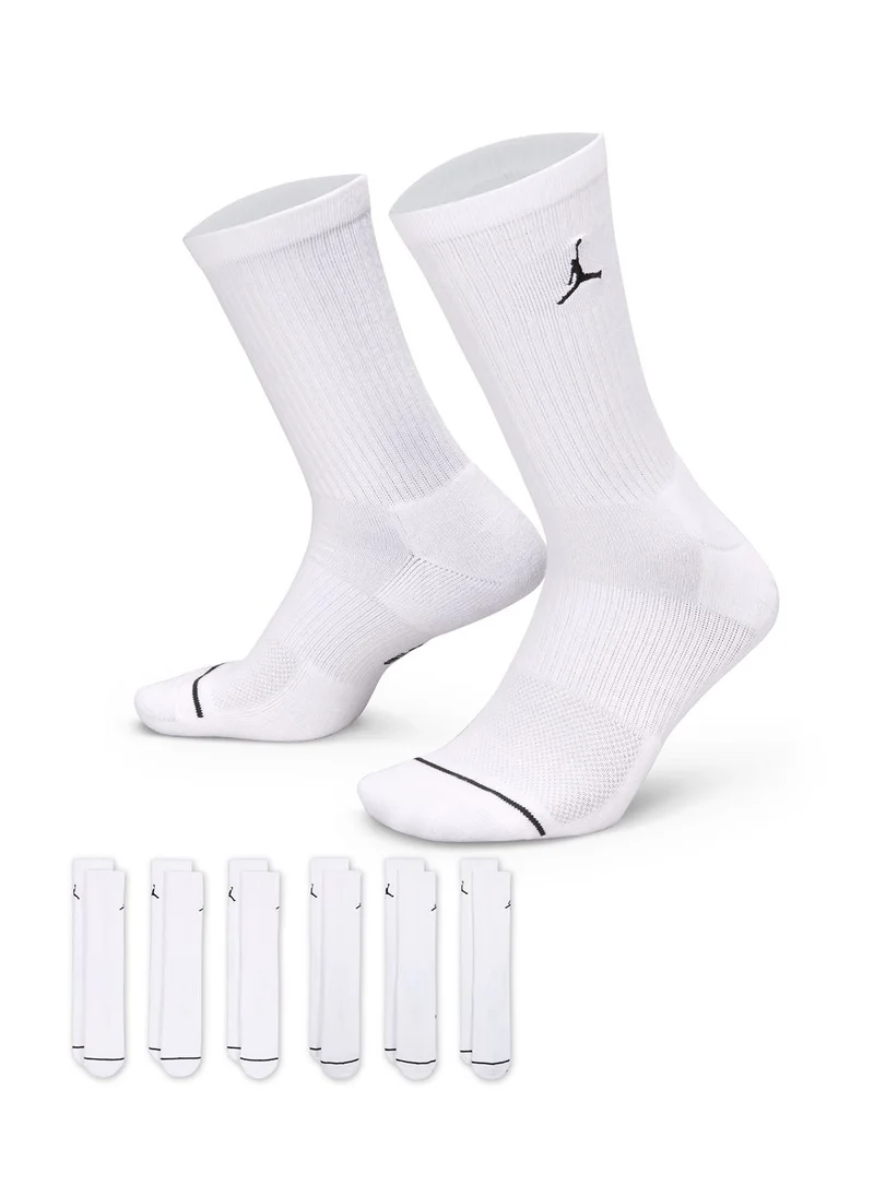 Jordan U J Ed Cush Ply Crew 6Pr - 144