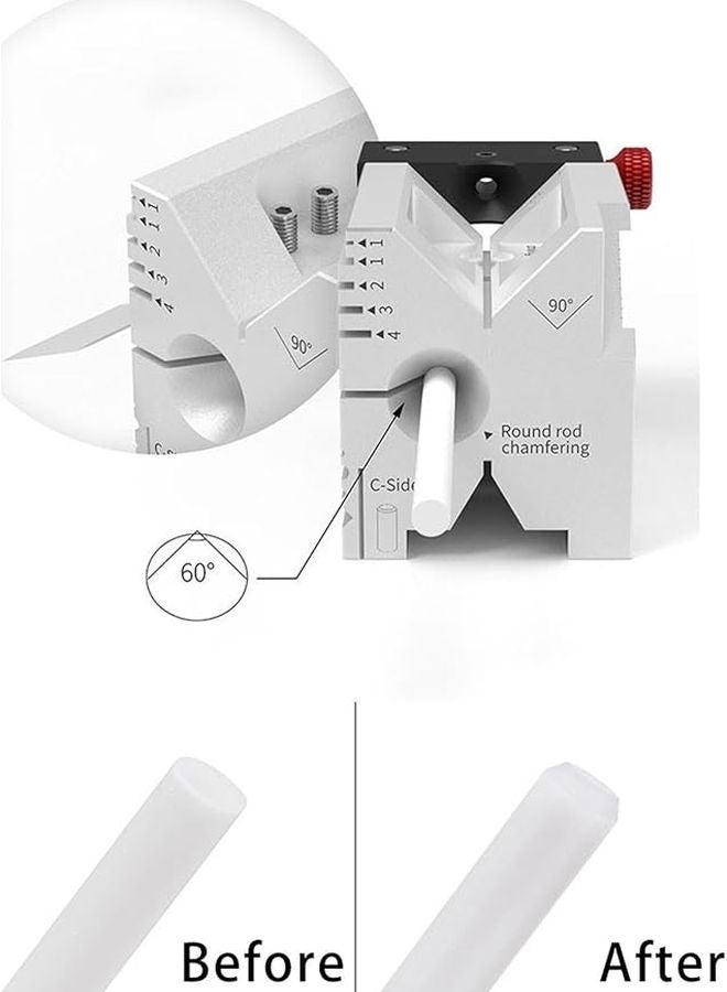Aluminum Alloy Precision Repair Tool Workbench 2.44x1.65x1.65 Inch Multipurpose Processing Platform - Image 4