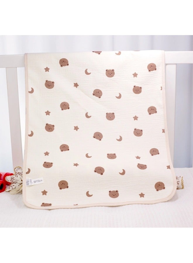 ShebSheb Baby Diaper Changing Mat Waterproof Compact Baby Diaper Changing Pad - Image 1