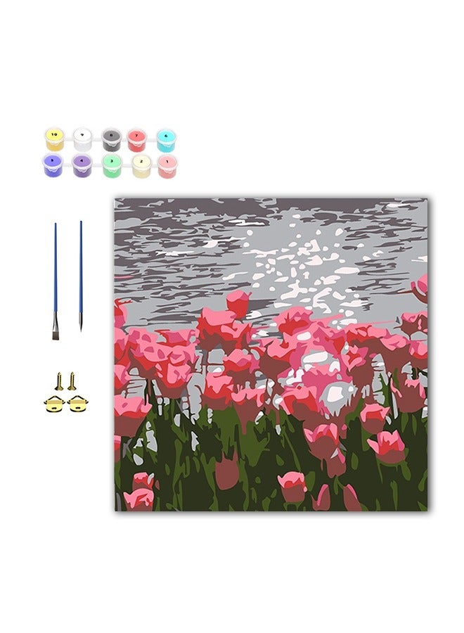 DIY Paint by Numbers Kits for Beginners, Durable Oil Painting on Canvas, Suitable for Decorating Restaurants, Bathrooms, and Study Rooms  - Image 1