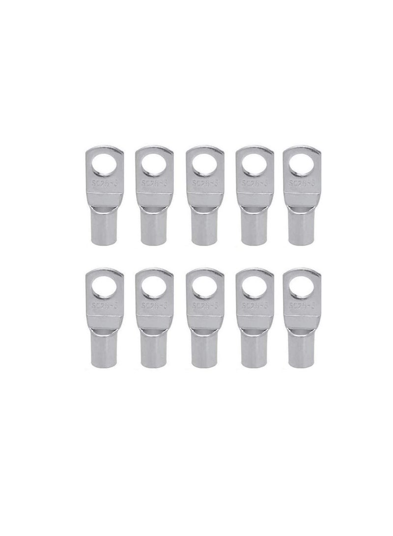 Copper Cable Lugs 10Pcs Set-Wire Terminals, Connector Cable lugs Ring Battery SC Terminals, for Marine, Solar, Automotive, Electric, Home Applications etc (Hole Size 12mm, Cable Size 50mm)  - Image 3