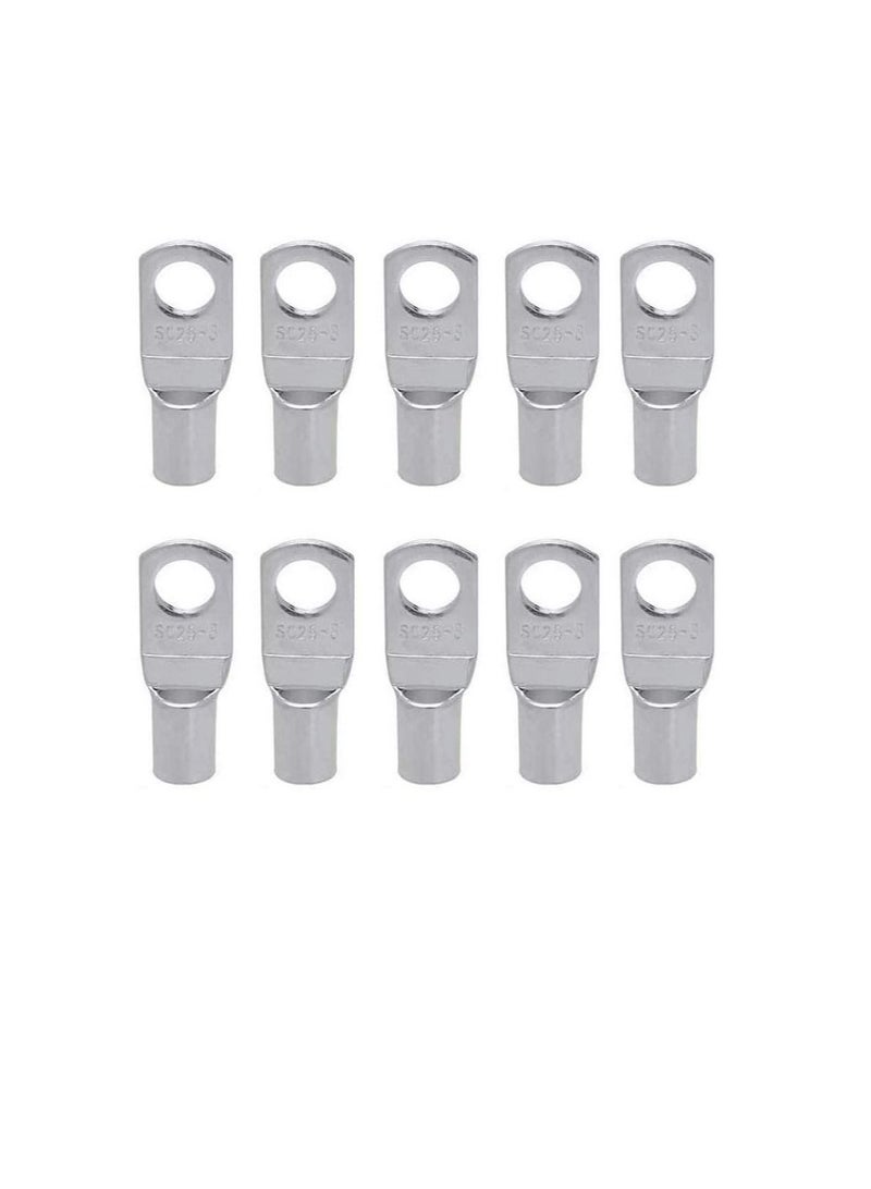 Copper Cable Lugs 10Pcs Set-Wire Terminals, Connector Cable lugs Ring Battery SC Terminals, for Marine, Solar, Automotive, Electric, Home Applications etc (Hole Size 12mm, Cable Size 50mm)  - Image 2