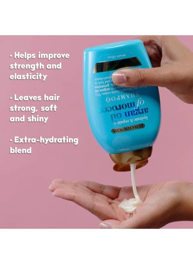 OGX Extra Strength Hydrate & Revive + Argan Oil of Morocco Shampoo, 385 ML - Image 3