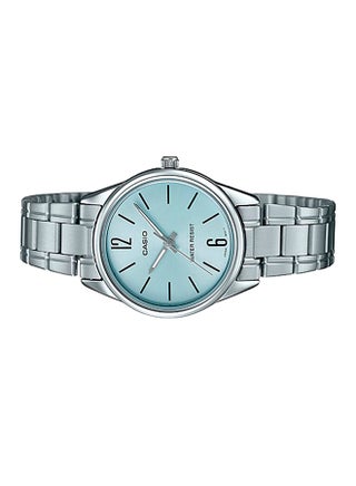 Women Stainless Steel Analog Watch LTP-V005D-2BUDF - 28 mm - Silver - view 4