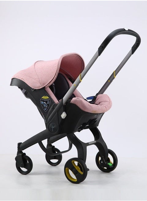 Adjustable Baby Single Stroller With Storage Basket, Easy To Fold, and Compact Design