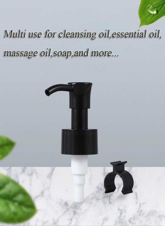 Elandy 100ML/3.4oz Empty Green Frosted Glass Lotion Pump Bottle Jars with Black Pump Head Makeup Cleansing Oil Packing Container Cosmetic Soap Travel Dispenser for Essential Oil Lotion Cream - Image 4