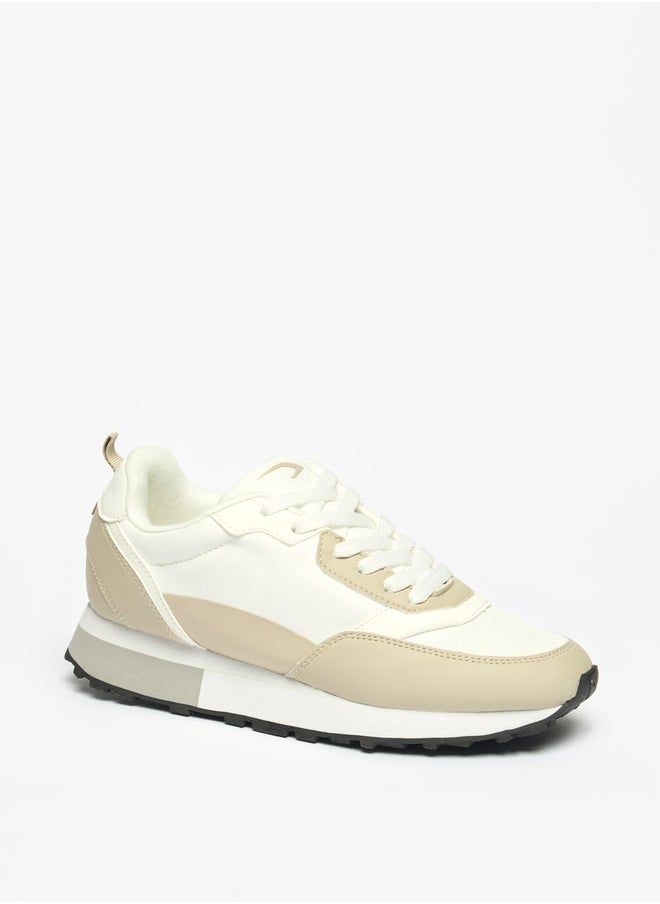Dash Women's Colourblock Sports Shoes with Lace-Up Closure  - Image 1