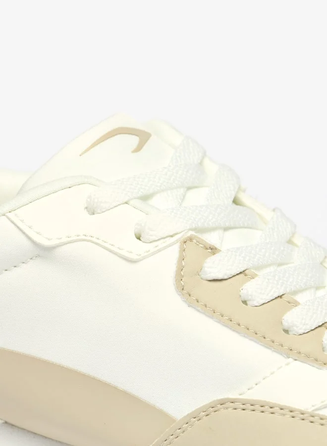 Dash Women's Colourblock Sports Shoes with Lace-Up Closure