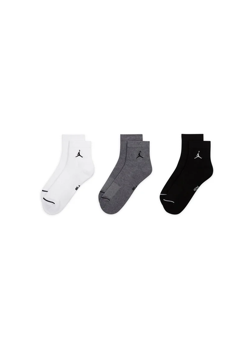 جوردن 3 Pack Jordan Everyday Cushioned Ankle Socks