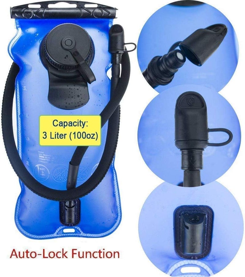 WACOOL 3L 3Liter 100oz BPA Free EVA Hydration Pack Bladder, Leak-Proof Water Reservoir - Image 3