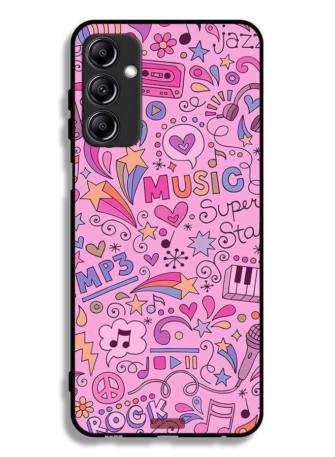 Tolwak Samsung Galaxy A14 5G Protective Case Cover Music Tags - Image 1