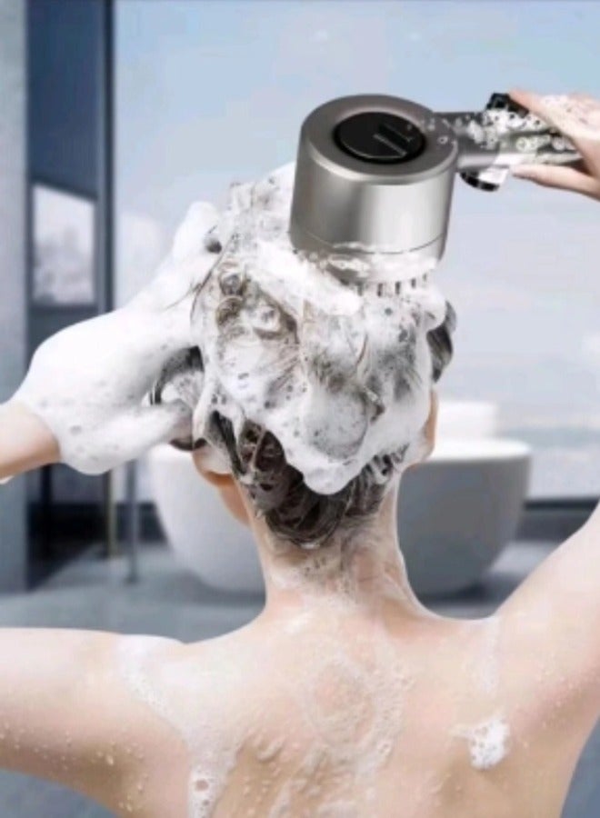 HOOPZOZA Shower Head Shower Filter Handheld Massage High Pressure Showerhead with universal interface for Adults Children Pets Home and Gym Use - Image 4