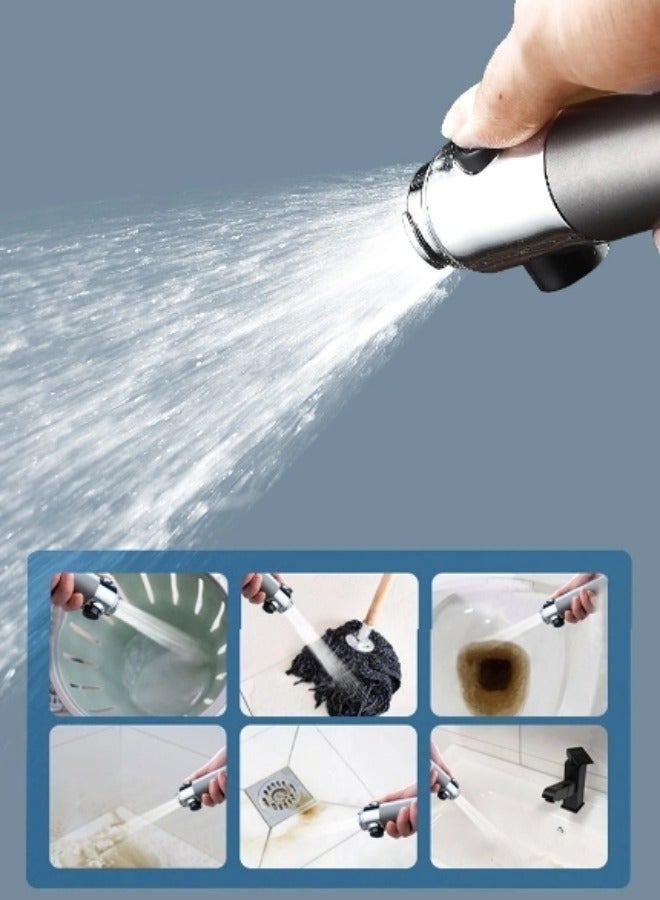 HOOPZOZA Shower Head Shower Filter Handheld Massage High Pressure Showerhead with universal interface for Adults Children Pets Home and Gym Use - Image 5
