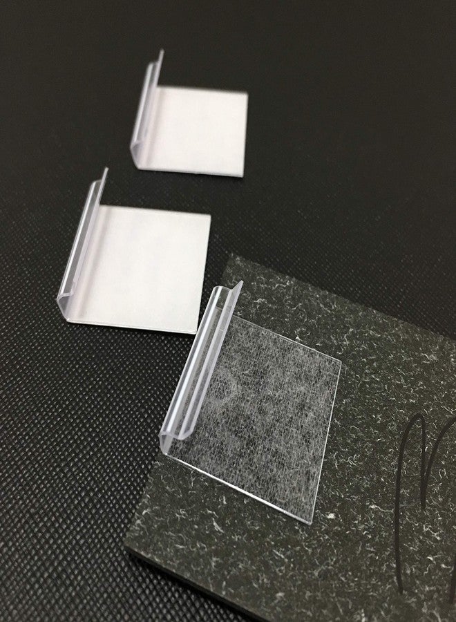 NUORUI Adhesive Lip Adapter or Hanger for Earring Card Display (Pack of 60) (1'' x 1'') - Image 1