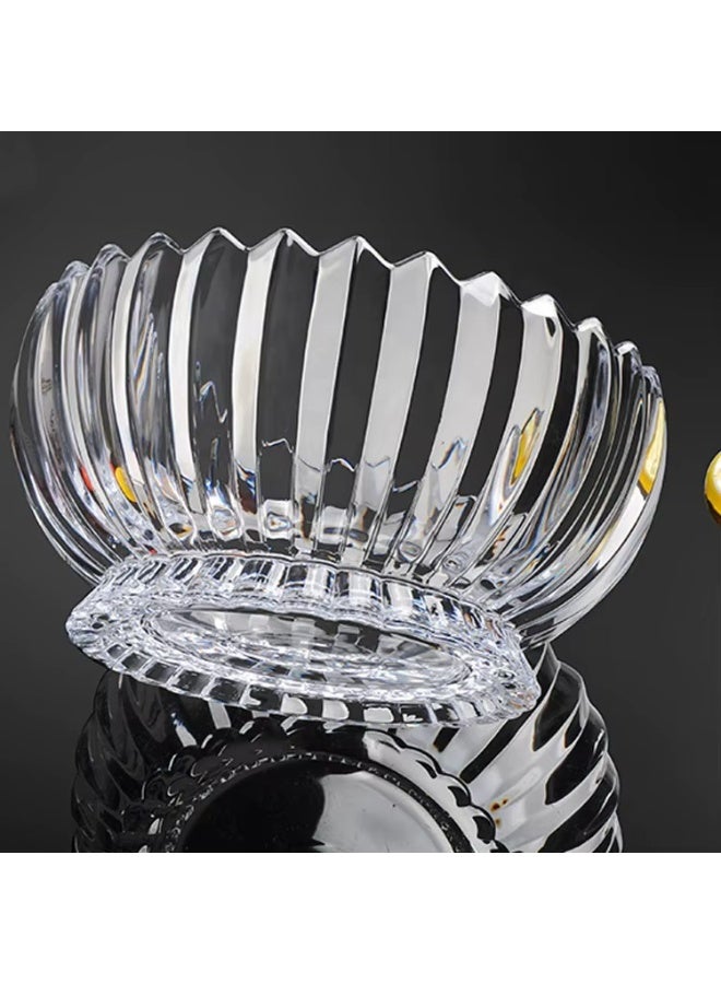 6-piece crystal glass bowl set, 290ml capacity, for fruit, desserts, and nuts – elegant clear glass serving dishes for the kitchen and hospitality – suitable for desserts, fruits, and appetizers - Image 4