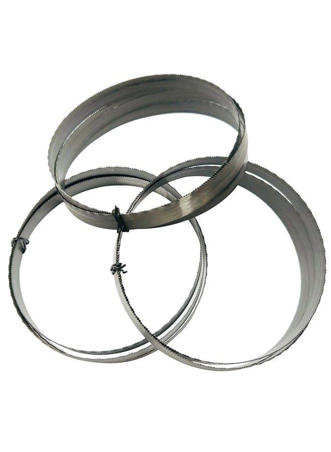 FOXBC 44-7/8-inch Bandsaw Blades 8/10 TPI, 44-7/8" x 1/2" x .020" Replacement for DeWalt, Milwaukee 48-39-0601 Portable Band Saw Blades, 3-Pack - Image 2