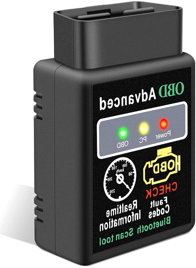 YARDHOBI Obd2 Scanner Adapter Bluetooth, Wireless Diagnostic Code Reader Obd Ii Scan Tool, Car Code Reader, Engine Fault Code Reader, Reset And Clear Check Car Engine Light, Compatible With Android And Windows - Image 1