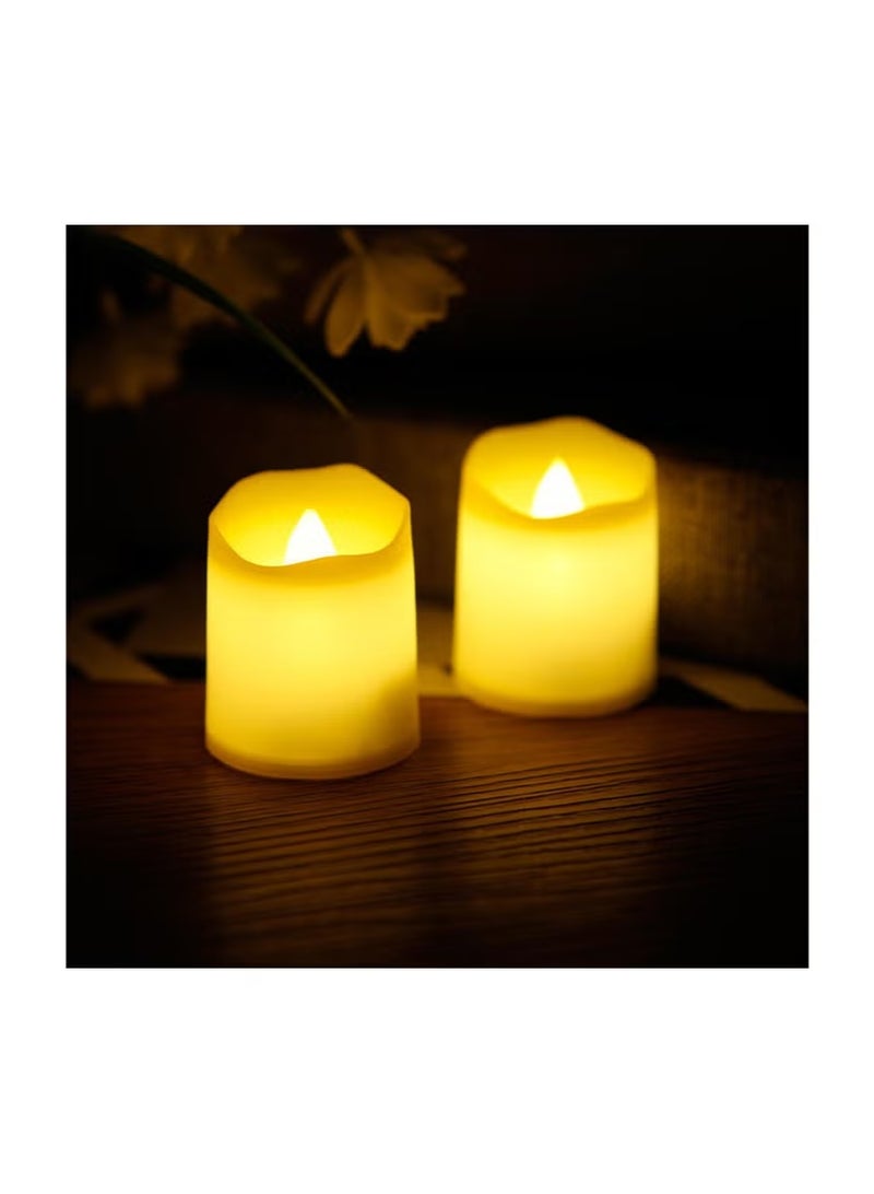 Green Tiger LED Flameless Decorative Candles – 12 Pcs Party & Event Lighting - Image 4