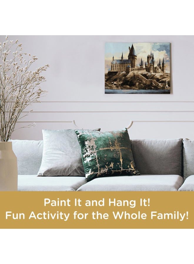 Aquarius Harry Potter Hogwarts Art by Numbers - 16 x 20 inches Harry Potter Themed Paint by Number for Adults & Kids - DIY Color by Number Paint Kit for Beginner - Officially Licensed - Image 5