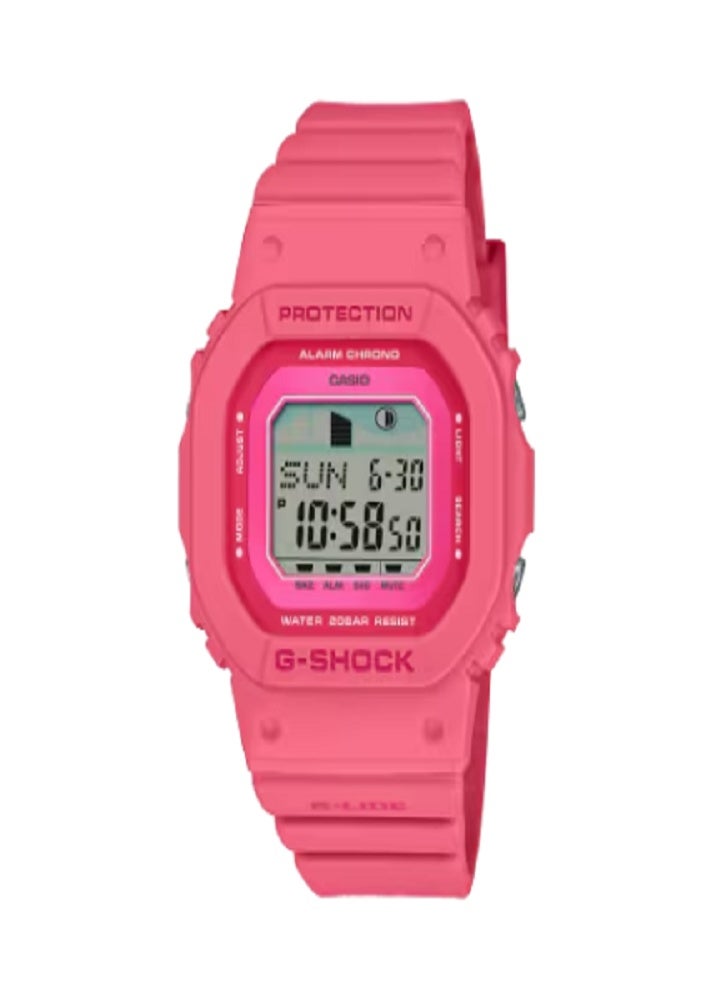 كاسيو G-SHOCK GLX-S5600-4DR: G-LIDE Tide & Moon المدمجة (وردي)
