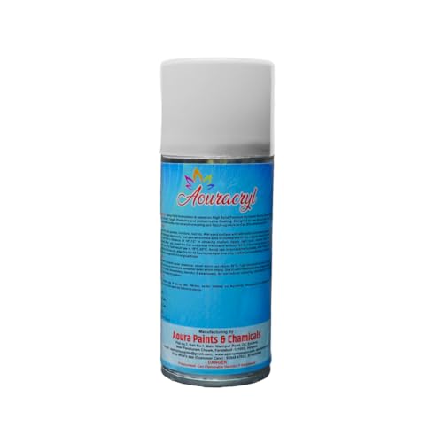 AOURACRYL Spray paint Primer Surfacer White-225 ml,(Pack of 1) For Car, Bike,Scooty, Cycle, Wood, Plastics and Metal Items, Furnitures and industrial parts - Image 2