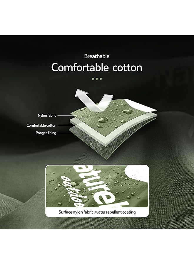 Naturehike Envelope Cotton Sleeping Bag For Adults And Kids 3 4 Season Lightweight Waterproof Camping Sleeping Equipment - Image 3