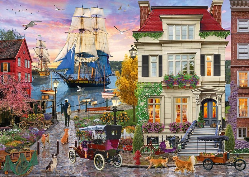Schmidt Spiele 58989 Ship in The Harbour Jigsaw Puzzle 1000 Piece