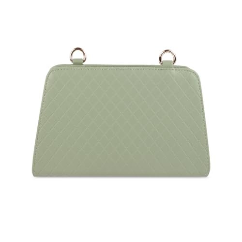 Metro Women Light Green Faux Leather Satchel Bag (95-115) - Image 3