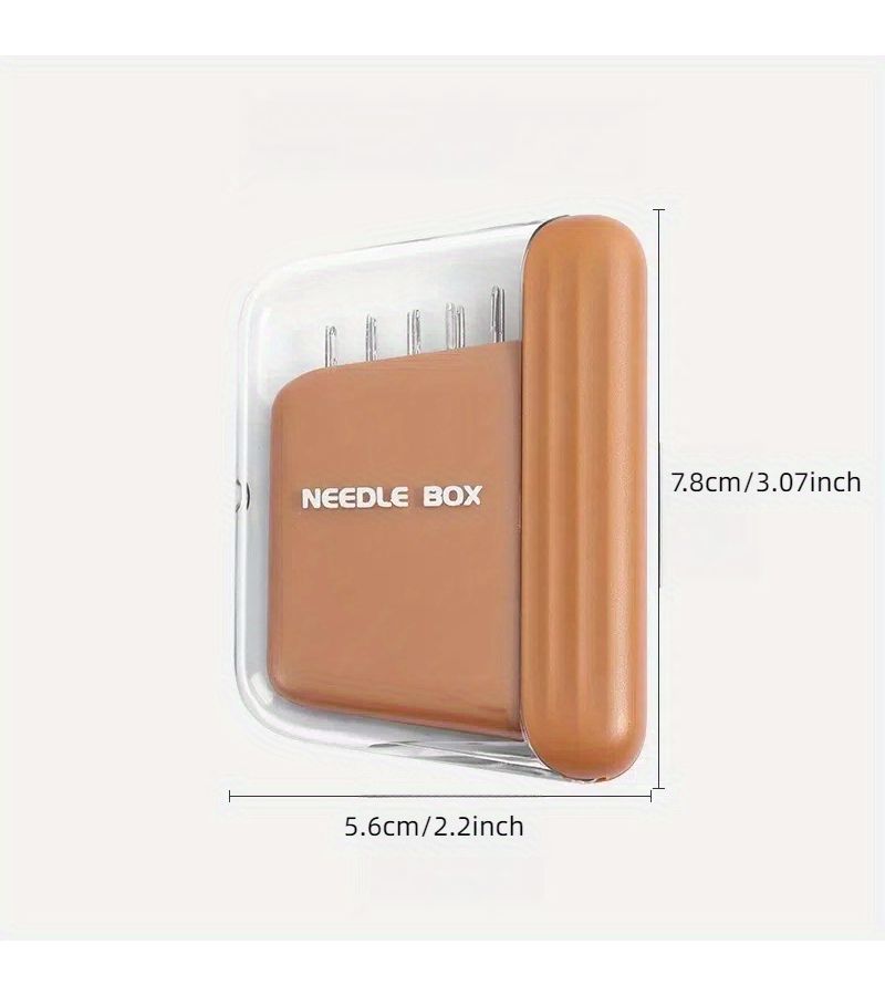 Stylish Magnetic Sewing Box Red Orange With 10 High End Repair Tools - Image 5