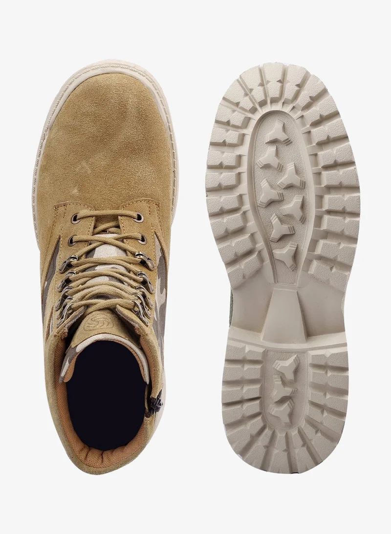 Bacca Bucci Tan Suede Leather Boots for Men | Best Price UAE