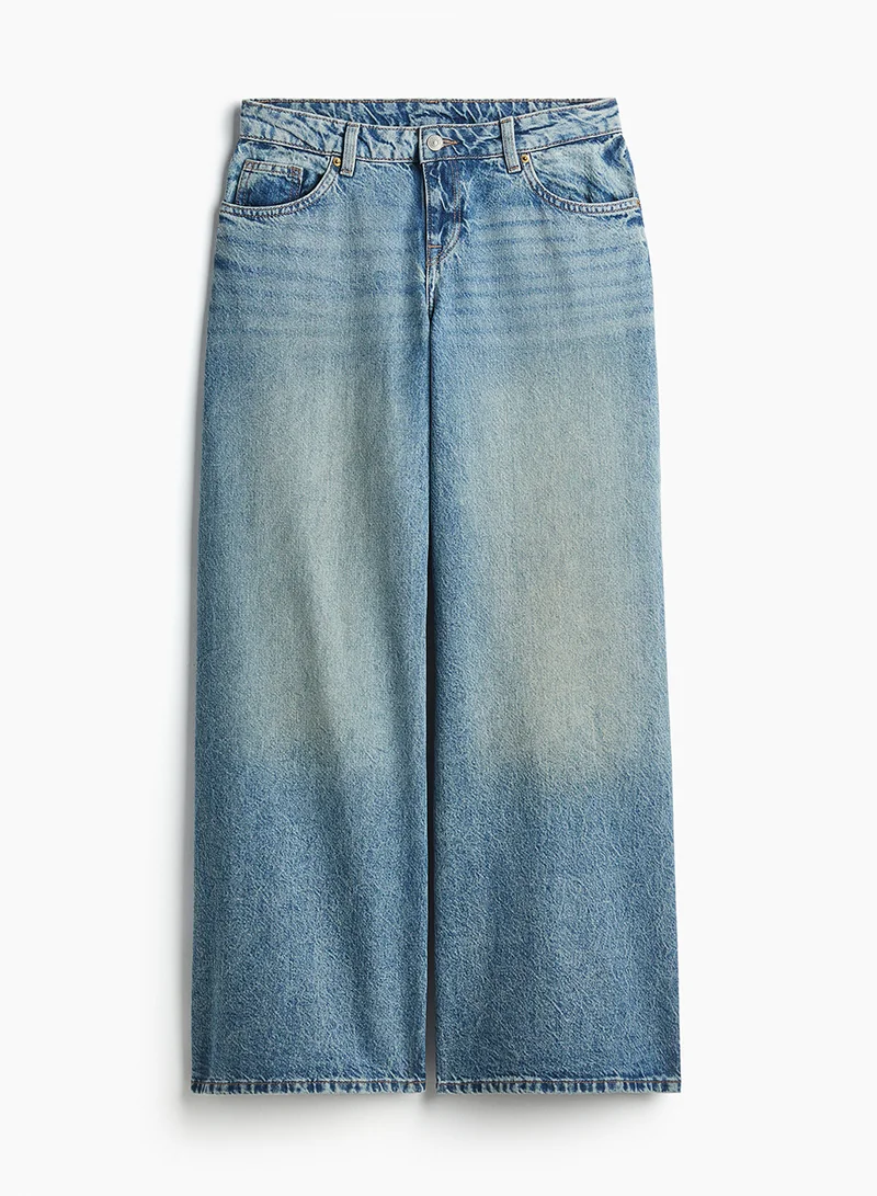 H&M Baggy Wide Low Jeans