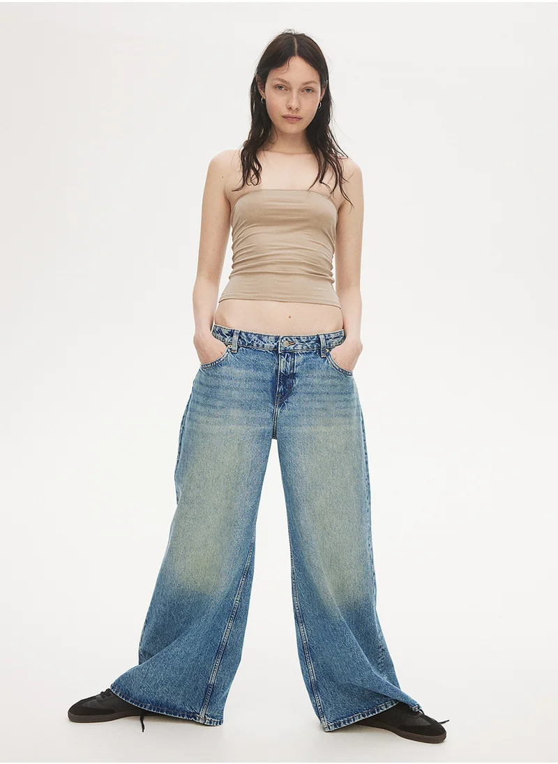 اتش اند ام Baggy Wide Low Jeans