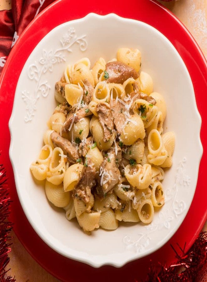 Gustora Healthy Pipe Rigate & Spaghetti Pasta Combo I Durum Wheat Semolina I Rich In Protein & Fibre I Zero Cholesterol I Vegetarian I No Trans - Fat I Cooking Time 10 Min - (500 Gm X 2) - Image 4