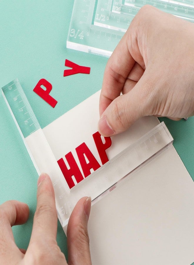 BAOFALI 7 Pcs/Set Creative Positioning Pieces Card Corners Helpers Stamping Corners Paper Craft Supplies Scrapbooking Tools for Paper Craft Card Making and Scrapbooking Crafting Tool - Image 4