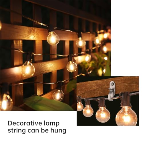 Elrswy Light Hanger Hooks,Screw Hooks for Hanging Christmas Light,Light Wire and Led Fairy Led Light Clips,Stainless Steel,40 Pack - Image 2