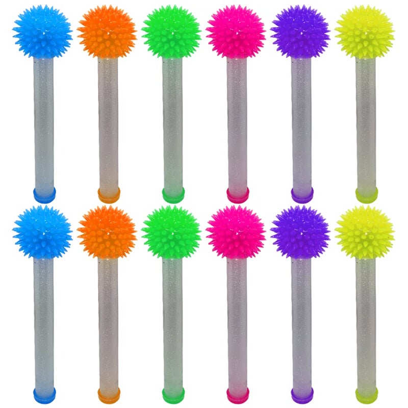 ArtCreativity Light Up Galactic Wands, Set of 12, LED Wands for Kids and Adults in Assorted Colors, Great as Sensory Toys for Boys and Girls, Kidsâ€™ Fidget Toys, and Outer Space Party Favors - Image 1
