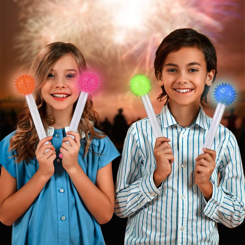 ArtCreativity Light Up Galactic Wands, Set of 12, LED Wands for Kids and Adults in Assorted Colors, Great as Sensory Toys for Boys and Girls, Kidsâ€™ Fidget Toys, and Outer Space Party Favors - Image 5