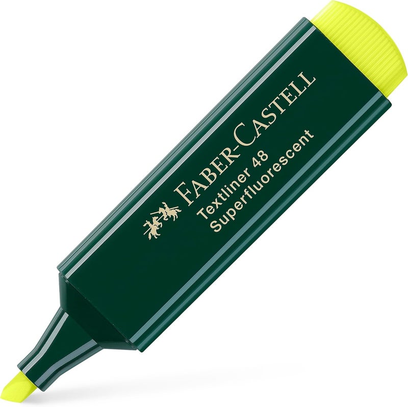 Faber-Castell Textliner 48 Highlighter Set - 4 Superfluorescent Colors with 3 Line Widths - Image 3