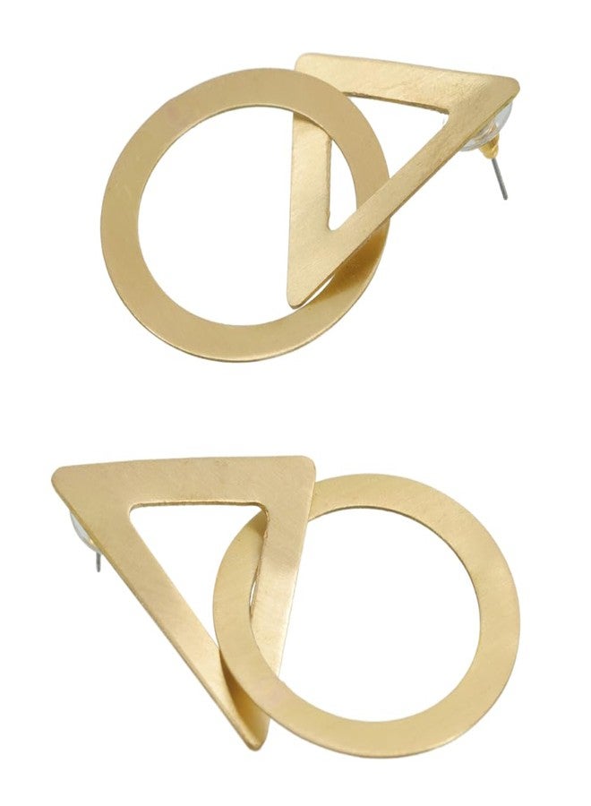 Vientiq Gold-Plated Anti-Tarnish Waterproof Demi-Fine Jewelry Dangle Earrings - Image 5