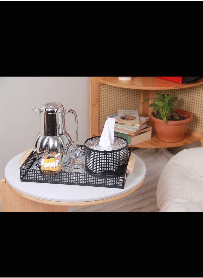 Generic - Serving tray set with tissue box - Image 1