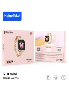 Haino Teko G10 Mini Smart Watch with Four Bands, Fast Wireless Charging, Android & iOS, High Capacity Battery, Bluetooth Calling & Smart Notification, Multiple Watch Faces Standby, NFC Access Control, Body Temperature Measurement, AlI Voice Assistant, Barometric Pressure Monitoring - pzsku/Z1A4C792F628890D9A05AZ/45/_/1729805093/82644318-4a2e-4025-b3cc-1fbc671fa5d4