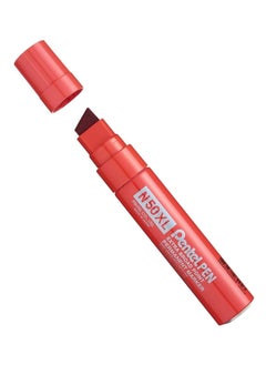 Pentel 1-Piece N50XL Jumbo Permanent Marker Red  - Image 1
