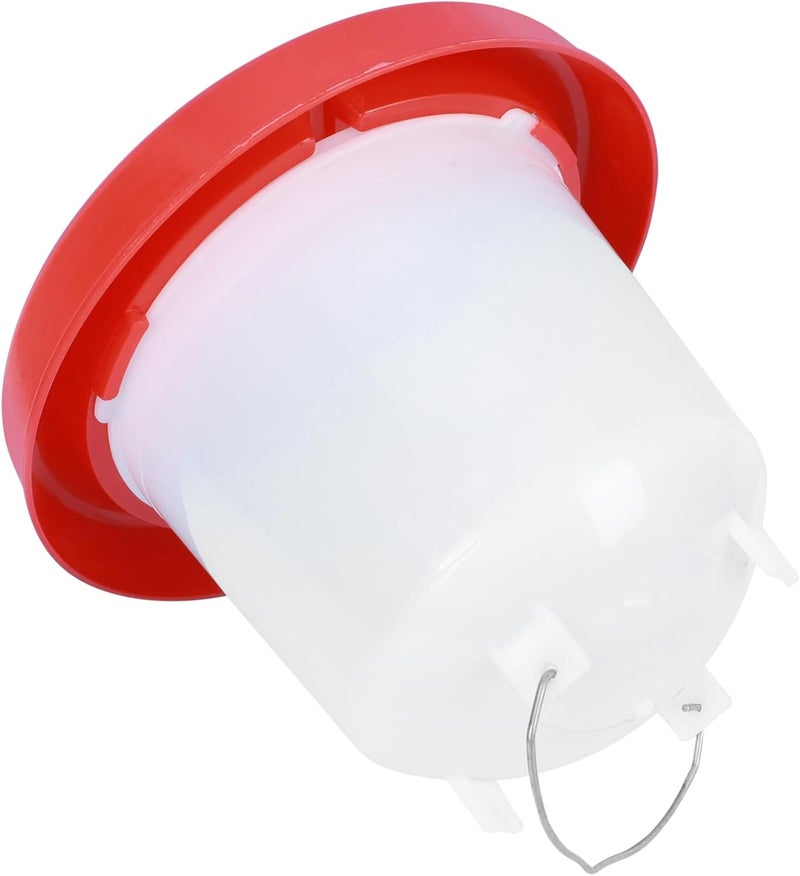 1pc Automatic Chicken Waterer Refillable Poultry Drinker for Chickens Pigeons and Quail Easy Clean and Sun-Protected Design for Backyard Farming Style - Image 1