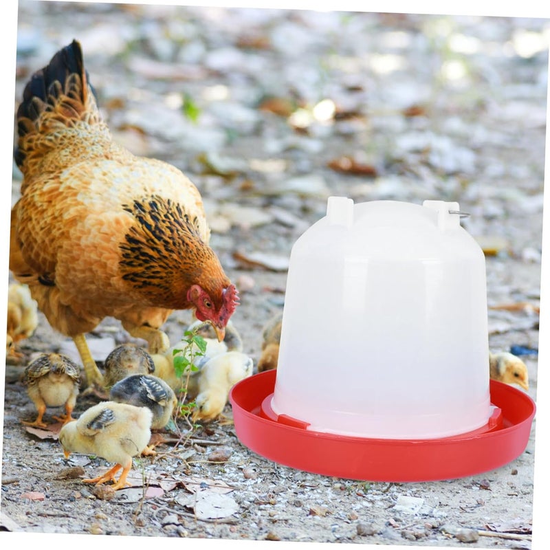 1pc Automatic Chicken Waterer Refillable Poultry Drinker for Chickens Pigeons and Quail Easy Clean and Sun-Protected Design for Backyard Farming Style - Image 4